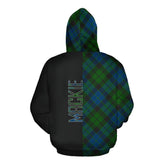 MacKie Tartan Hoodie Half of Me - Cross Style
